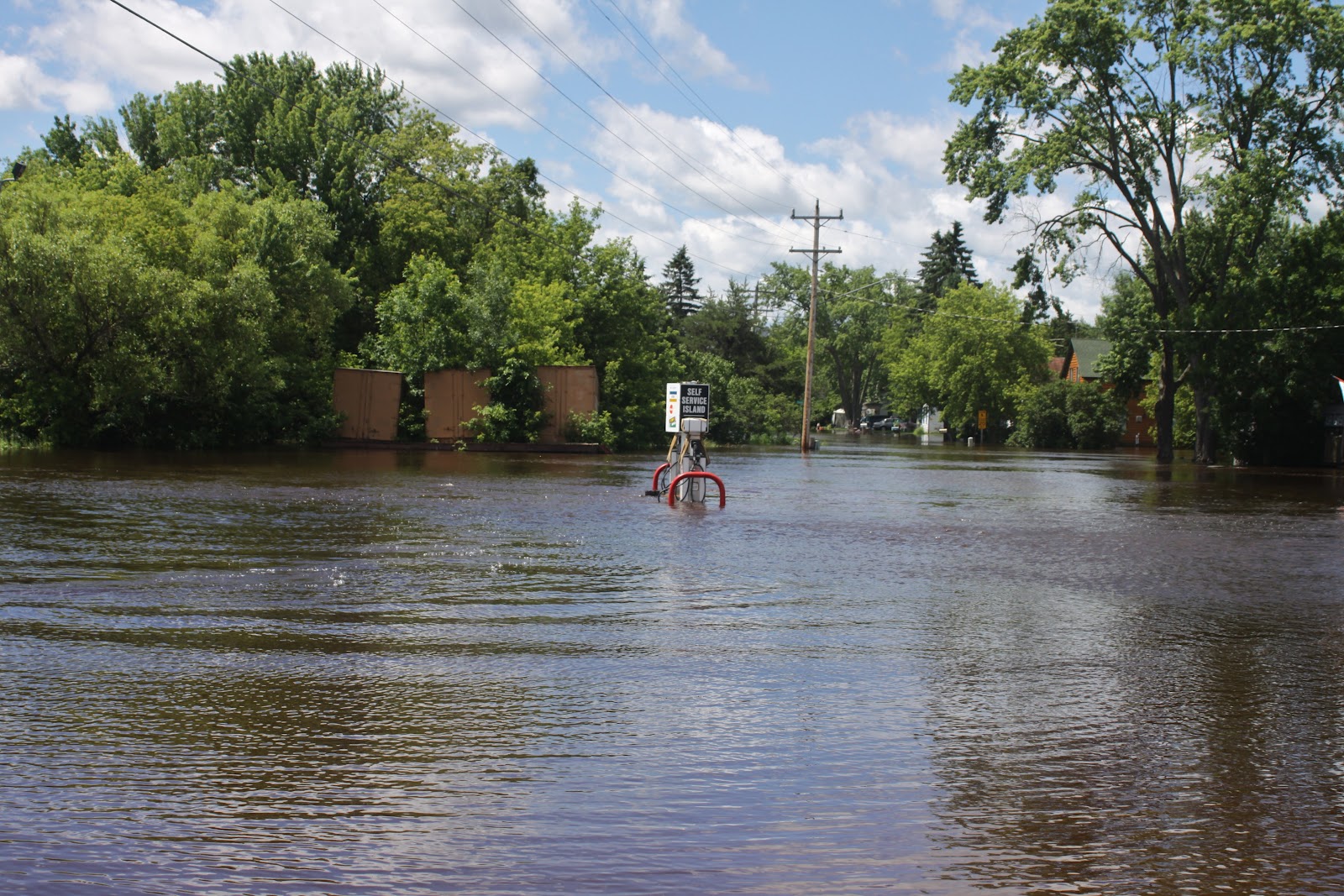 Willow River to Rutledge HWY 61 in flood