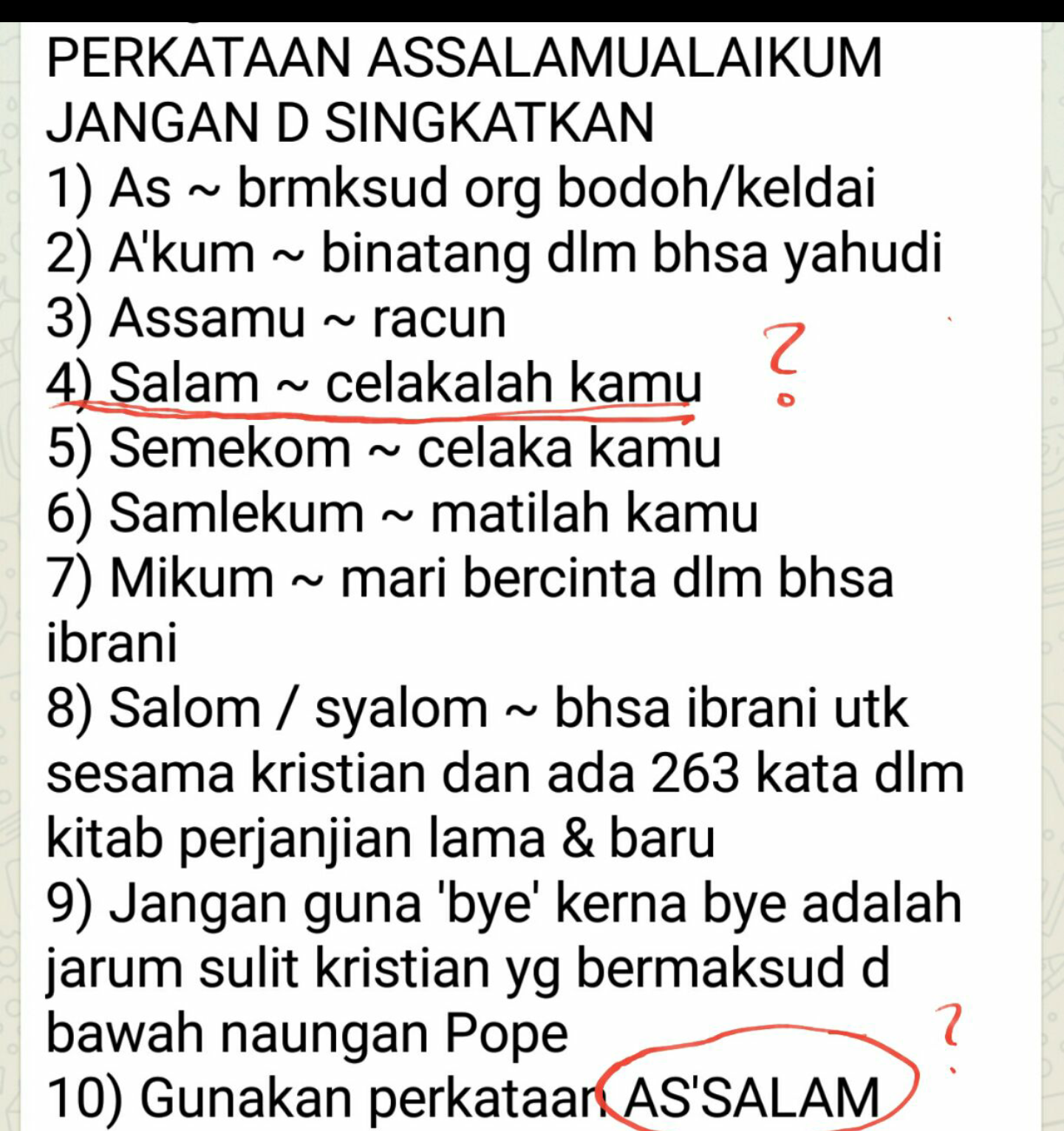 Cahaya Paling Baik Salamun Alaikum