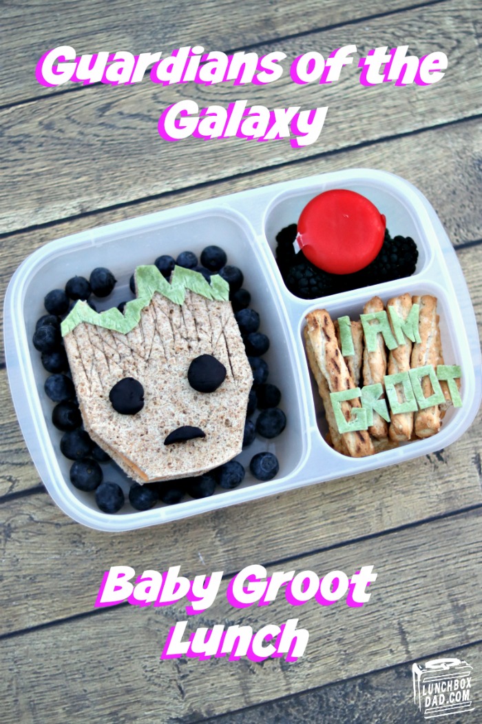 Lunchbox Dad Baby Groot Guardians of the Galaxy Lunch!