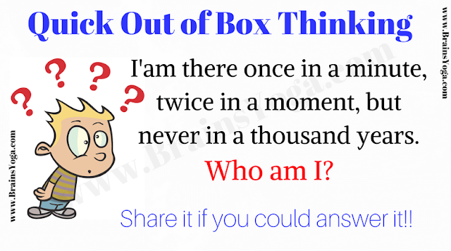 Quick Lateral Thinking Puzzle