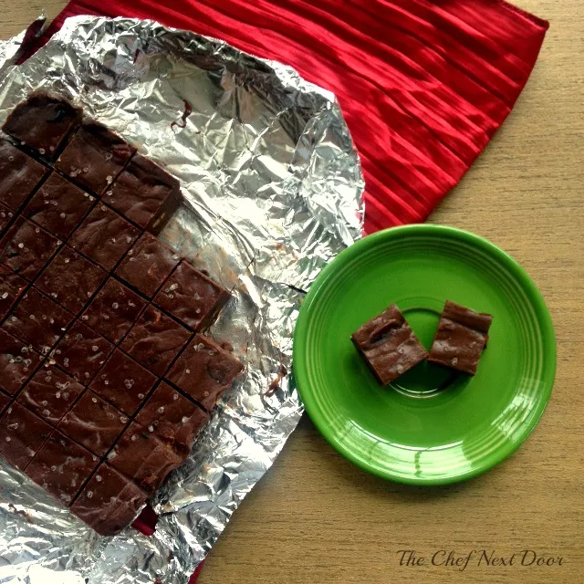 24 Candy Ideas:Cherry Pecan Fudge With Sea Salt