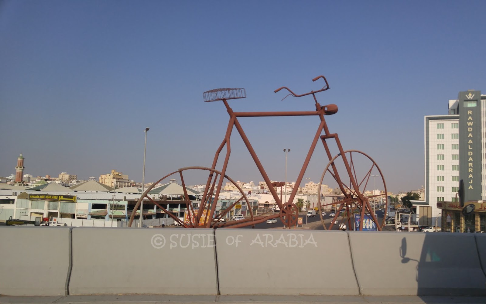 Jeddah Daily Photo SkyWatch Jeddah Sculpture, The Bicycle