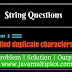 How to find Duplicate characters in given String in Java?