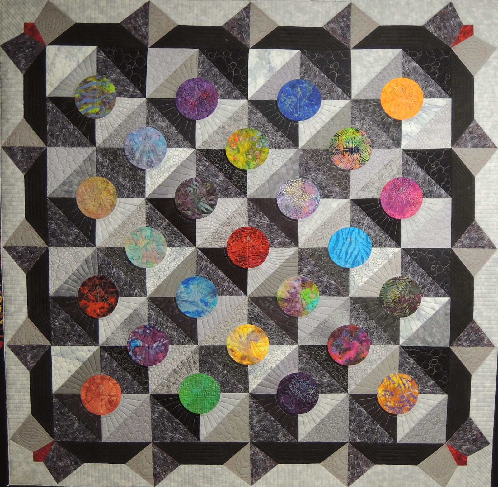 Ocean Waves Quilting: Shades of Teal in Quiltmaker