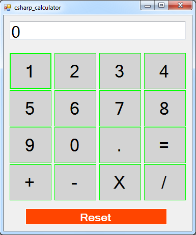 C# Calculator Source Code - C#, JAVA,PHP, Programming ,Source Code