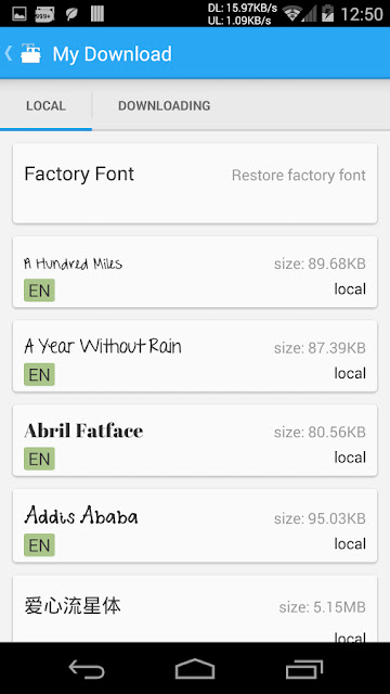 Cara Mudah Mengganti Font (huruf) Android Tanpa Root