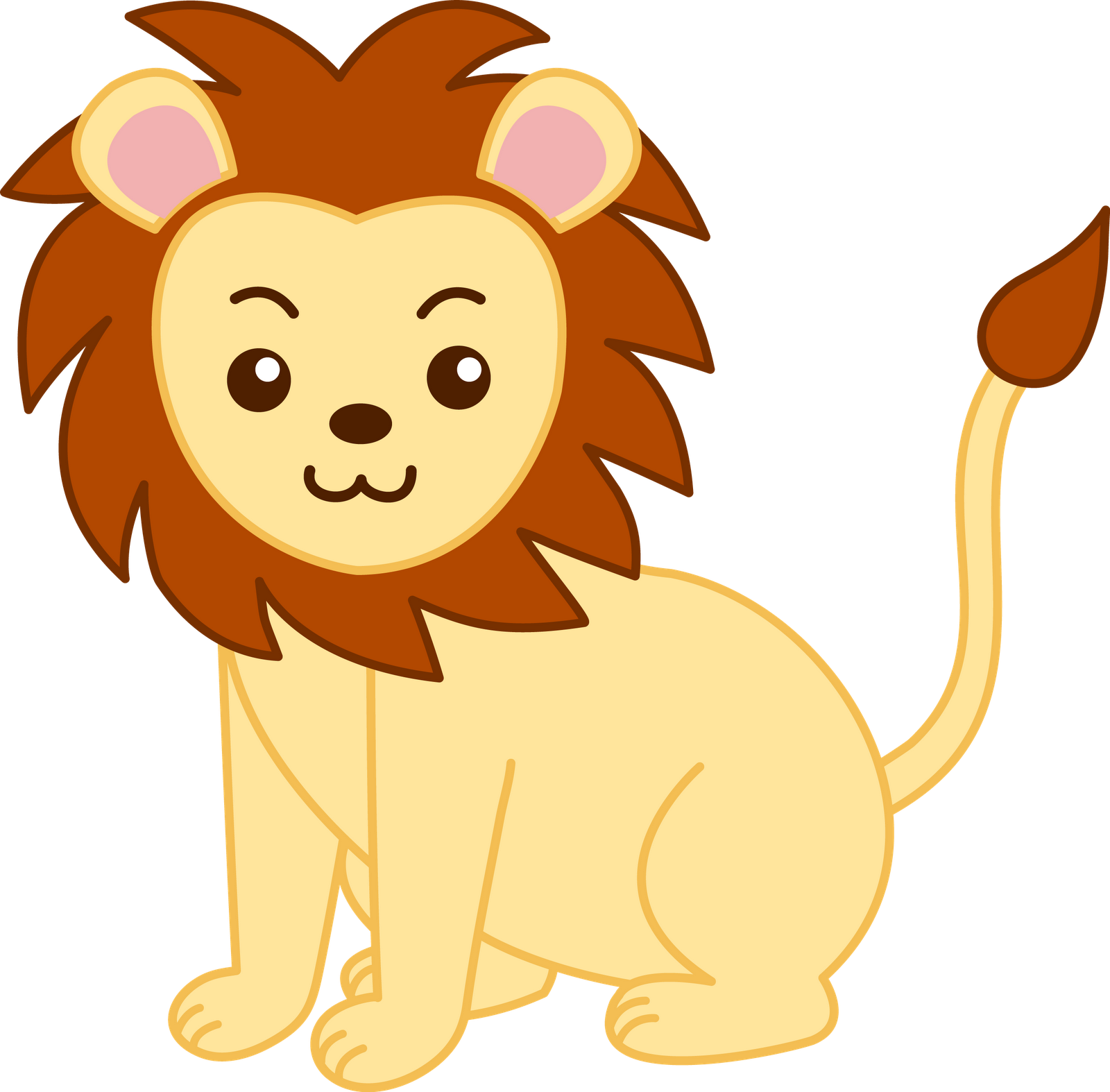 free baby lion clipart - photo #16