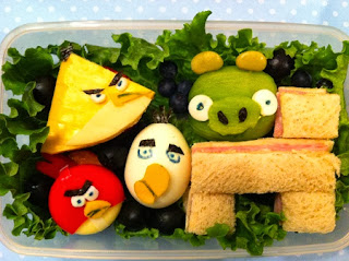 Frutas con Forma de Angry Birds, Ideas para Fiestas Infantiles 