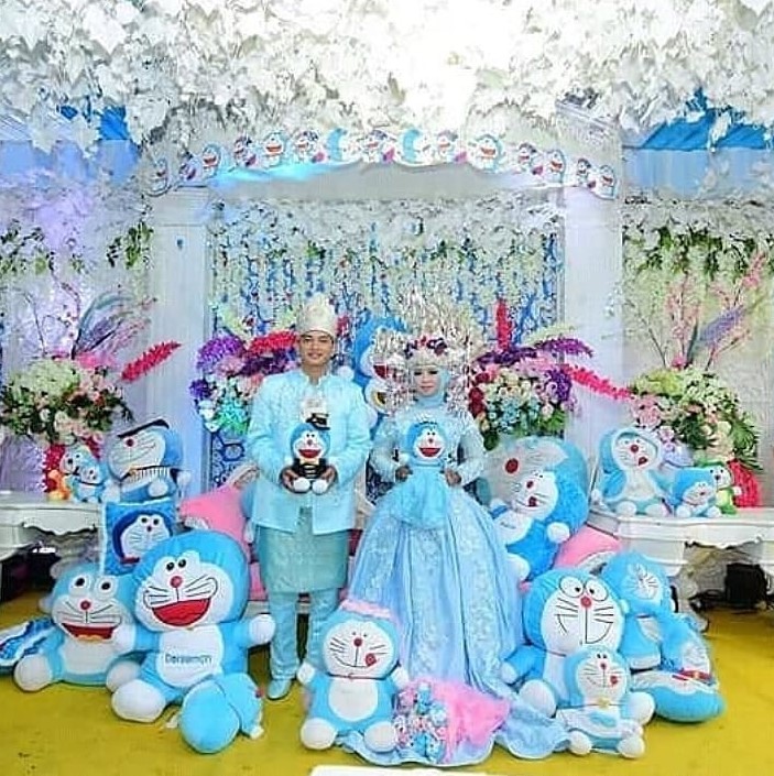41 Dekorasi Pernikahan Doraemon yang Unik dan 