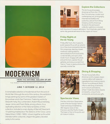 Brochure for Modernism From the National Gallery of Art - Inside