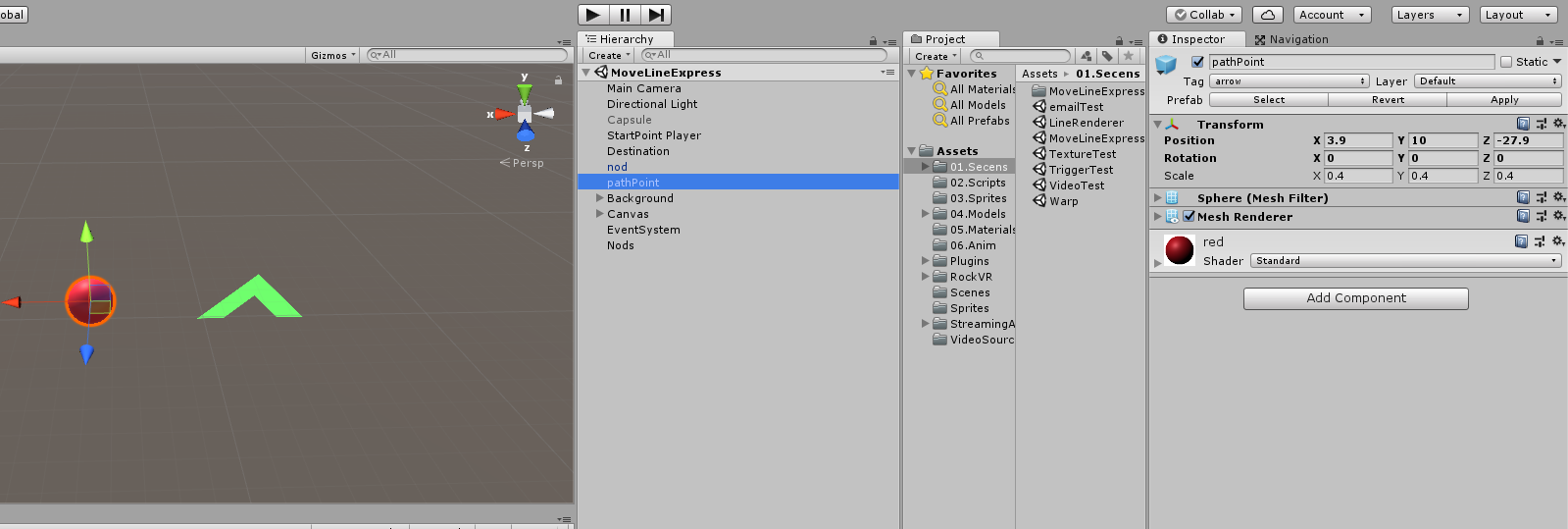 unity - Find Target Object like Movement Designator 이동지시처럼 타겟 오브젝트 찾기