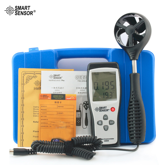 Jual Digital Anemometer Wind Speed Smart Sensor AS836 Murah KARYA NUSANTARA TEHNIK Jual