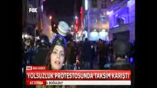 Taksim gaza boğuldu