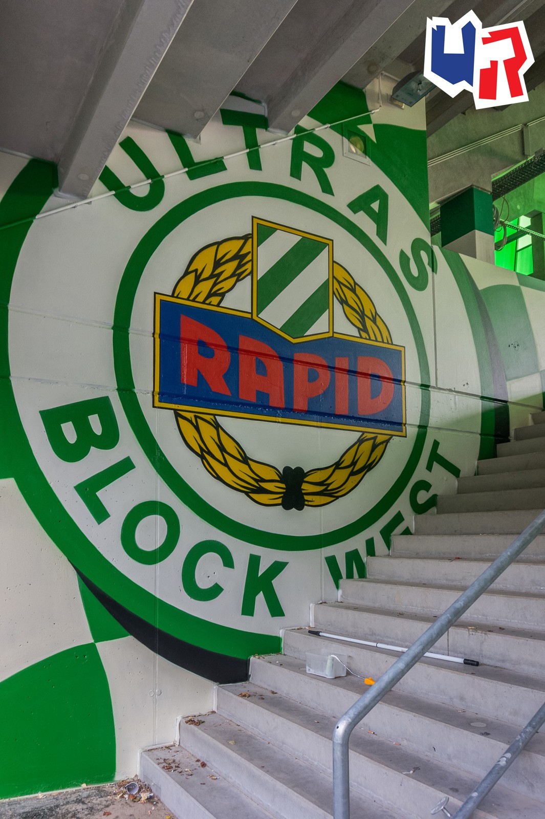 Rapid Wien Weststadion Graffiti Ultras Avanti The Way Of Life