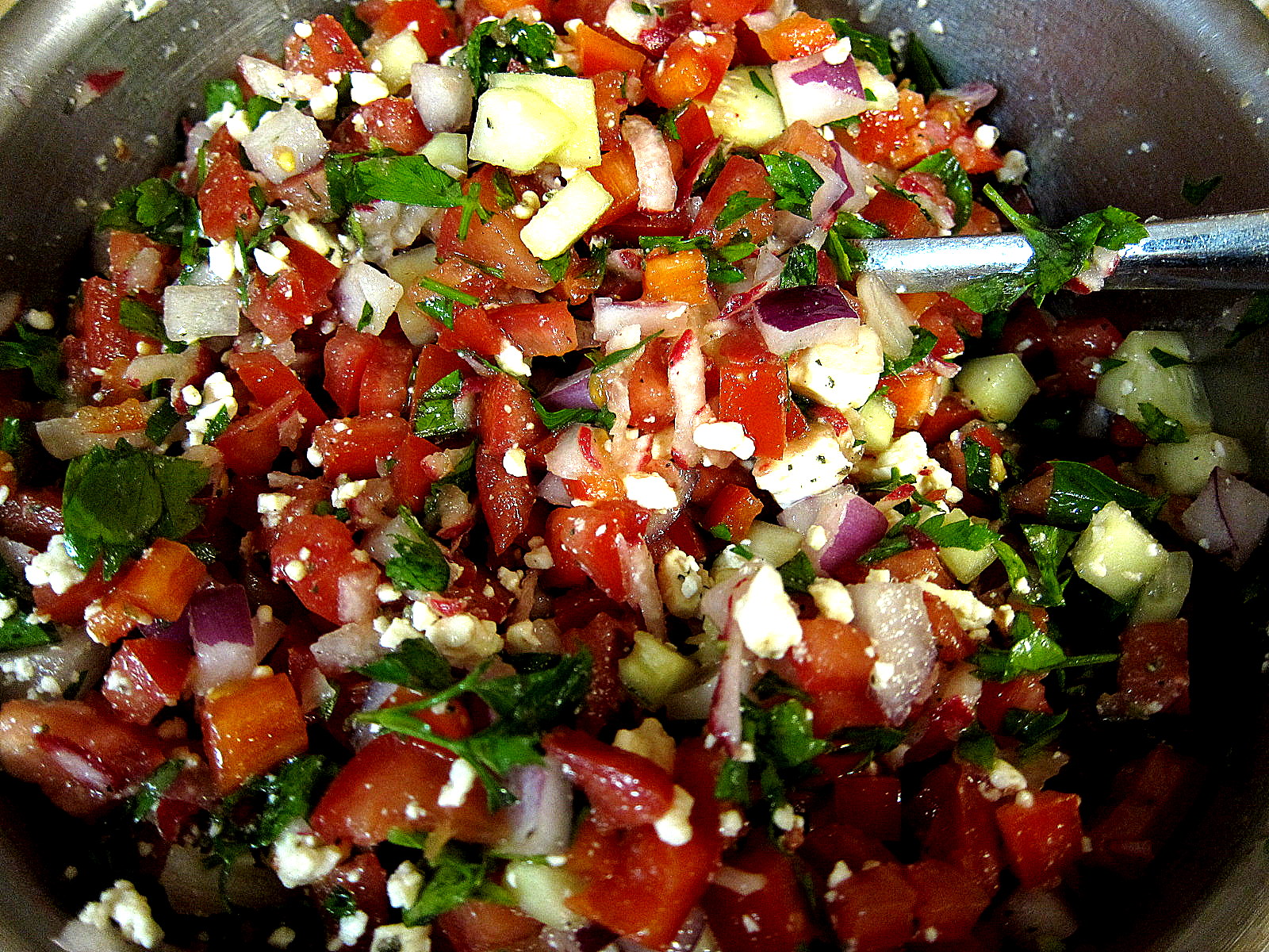 Faith in Every Footstep: Homemade Pita Bread and Greek Salad