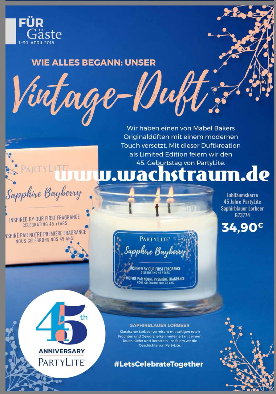 wachstraum.de PartyLite® Online Shop Partylite.de Angebote April