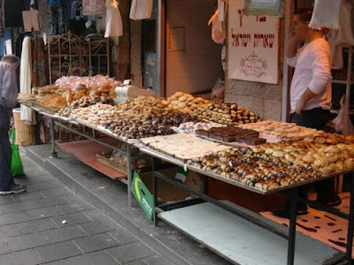 Dolci israeliani - mercato di Gerusalemme