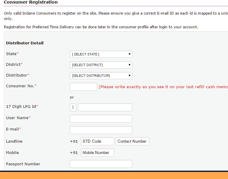 How to register in Indane gas service and book refill and pay online?