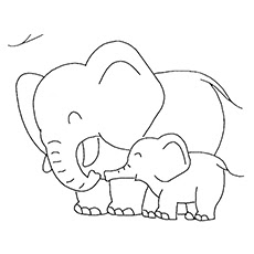 Baby Elephant Coloring Pages Ideas Images Baby Elephant Coloring Pages Ideas Images