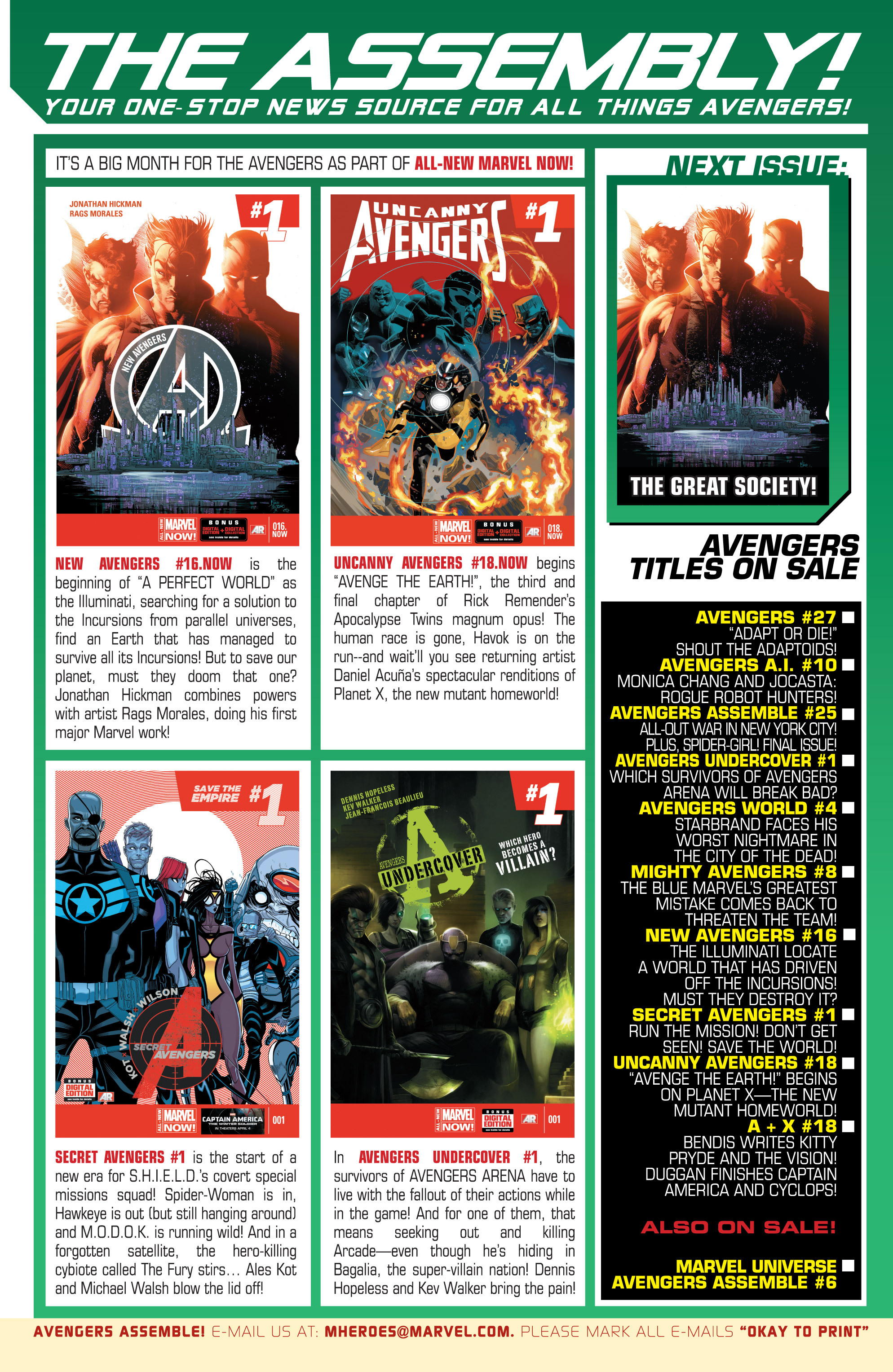 Read online New Avengers (2013) comic -  Issue #15 - 25