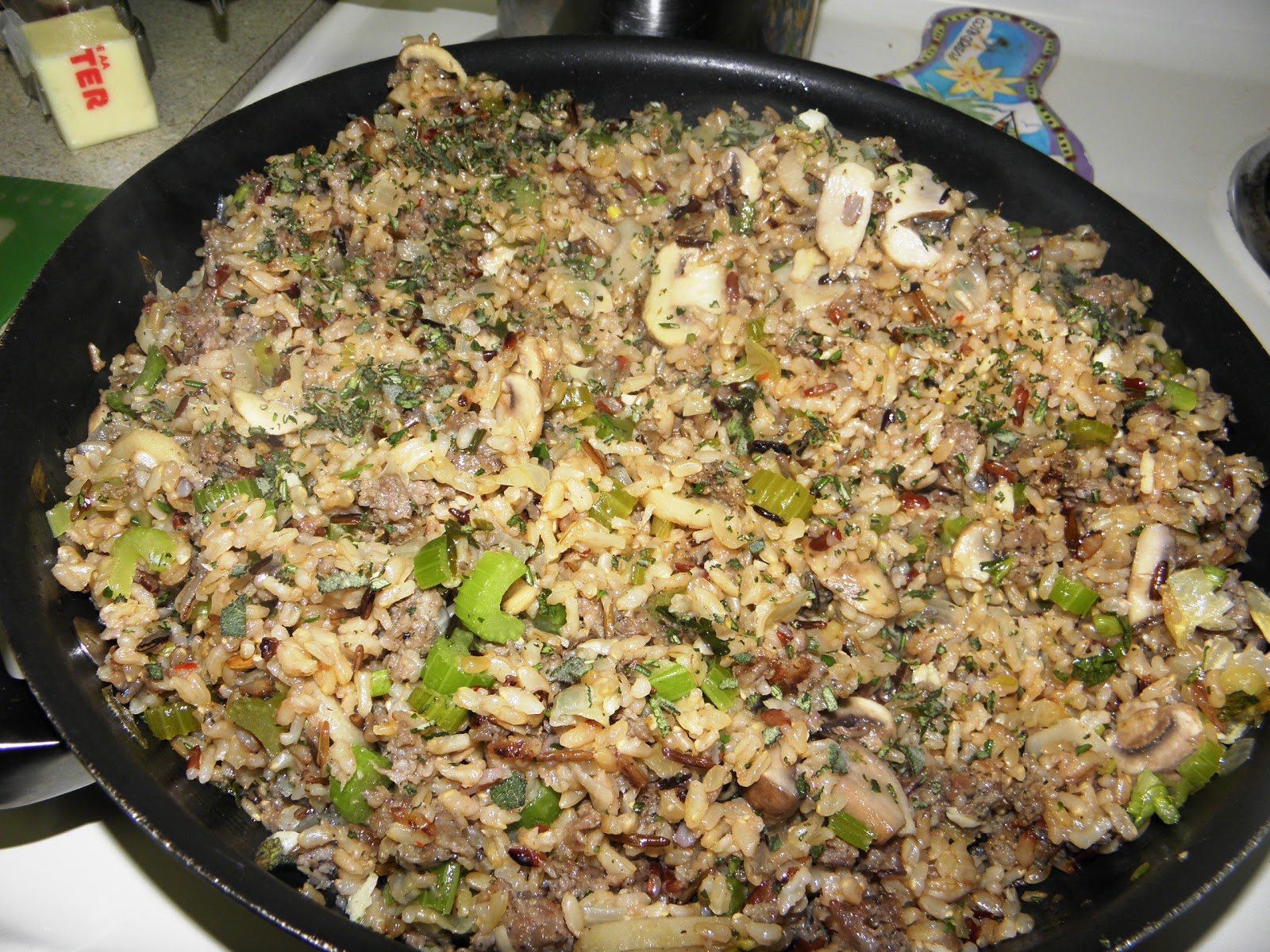 Buen Provecho Enjoy Your Food Gluten Free: Brown, wild rice and sage ...