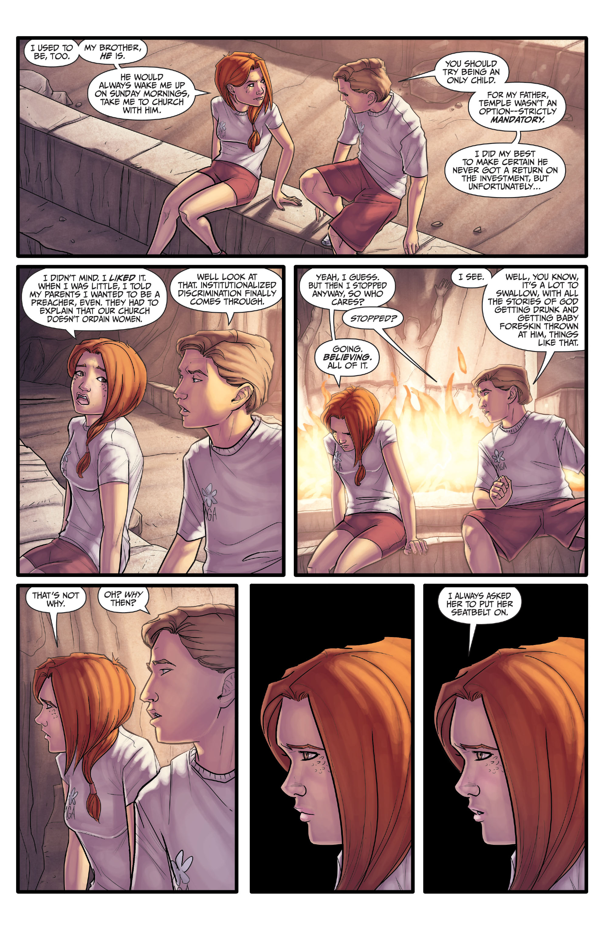 Read online Morning Glories comic -  Issue #17 - 16