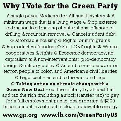 #GPUS #GreenParty #GreenGovt #GreenNewDeal #OurRevolution #VoteGreen #VoteGreen2016