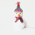 Carte de vœux bonhomme de neige