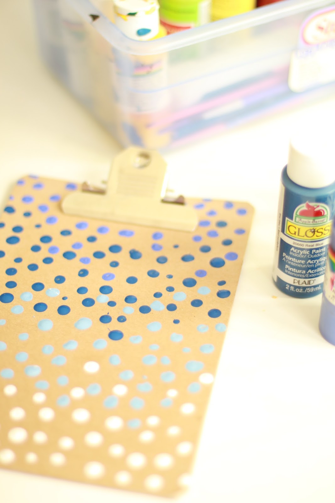 DIY PAINTED CLIPBOARD A Beautiful Heart