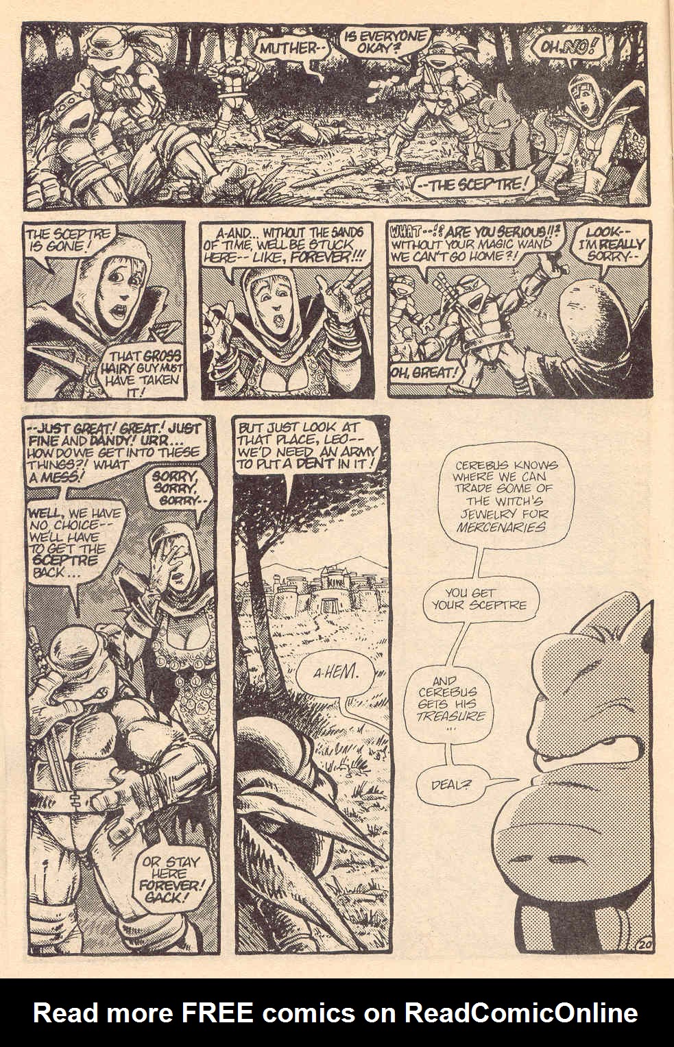 Read online Teenage Mutant Ninja Turtles (1984) comic -  Issue #8 - 22