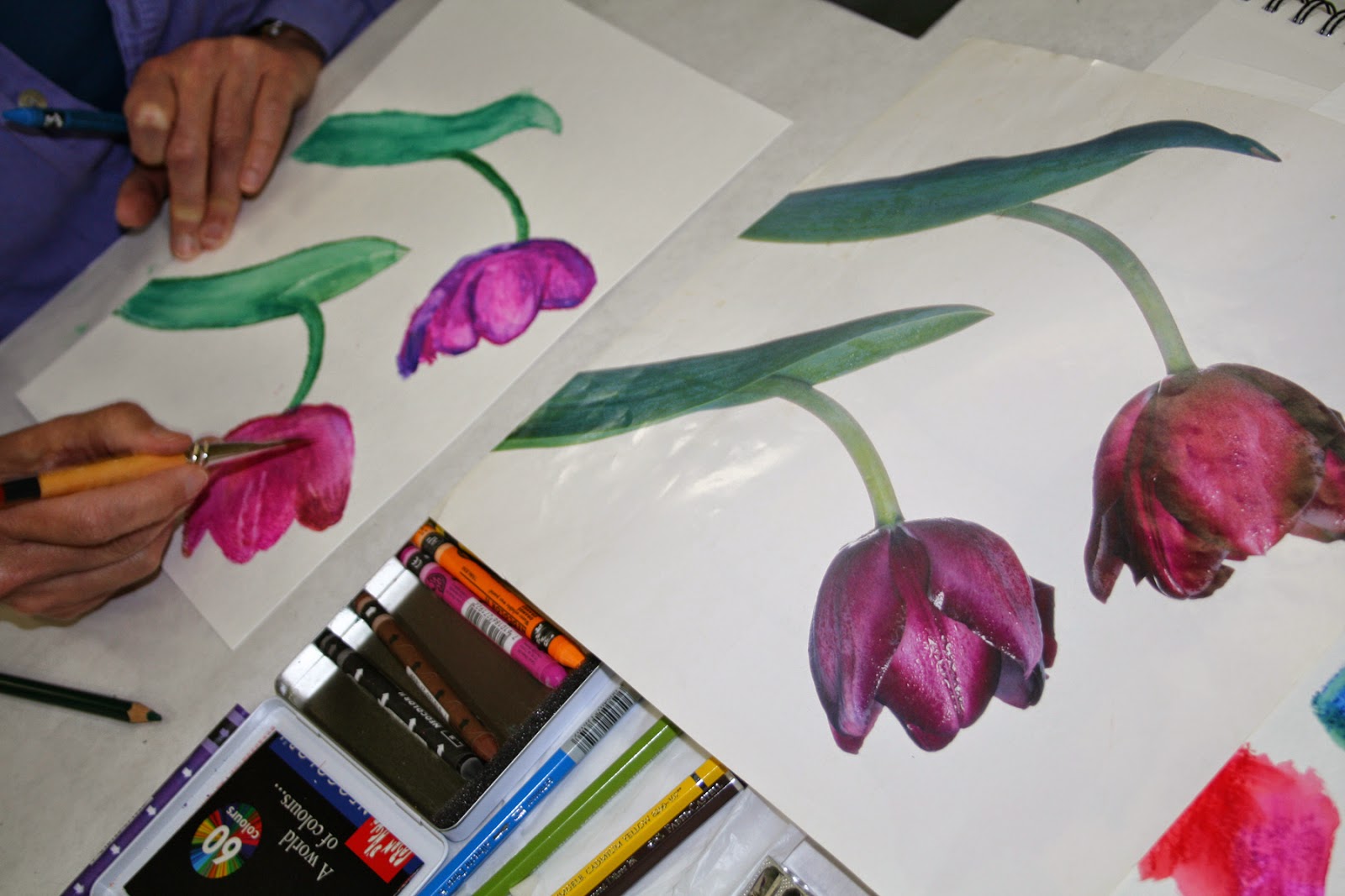 begin being Watercolor Pencil Tips and Techniques