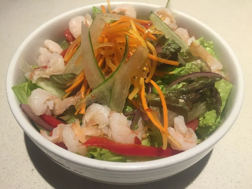 Thai Shrimp salad at The Flying Pan