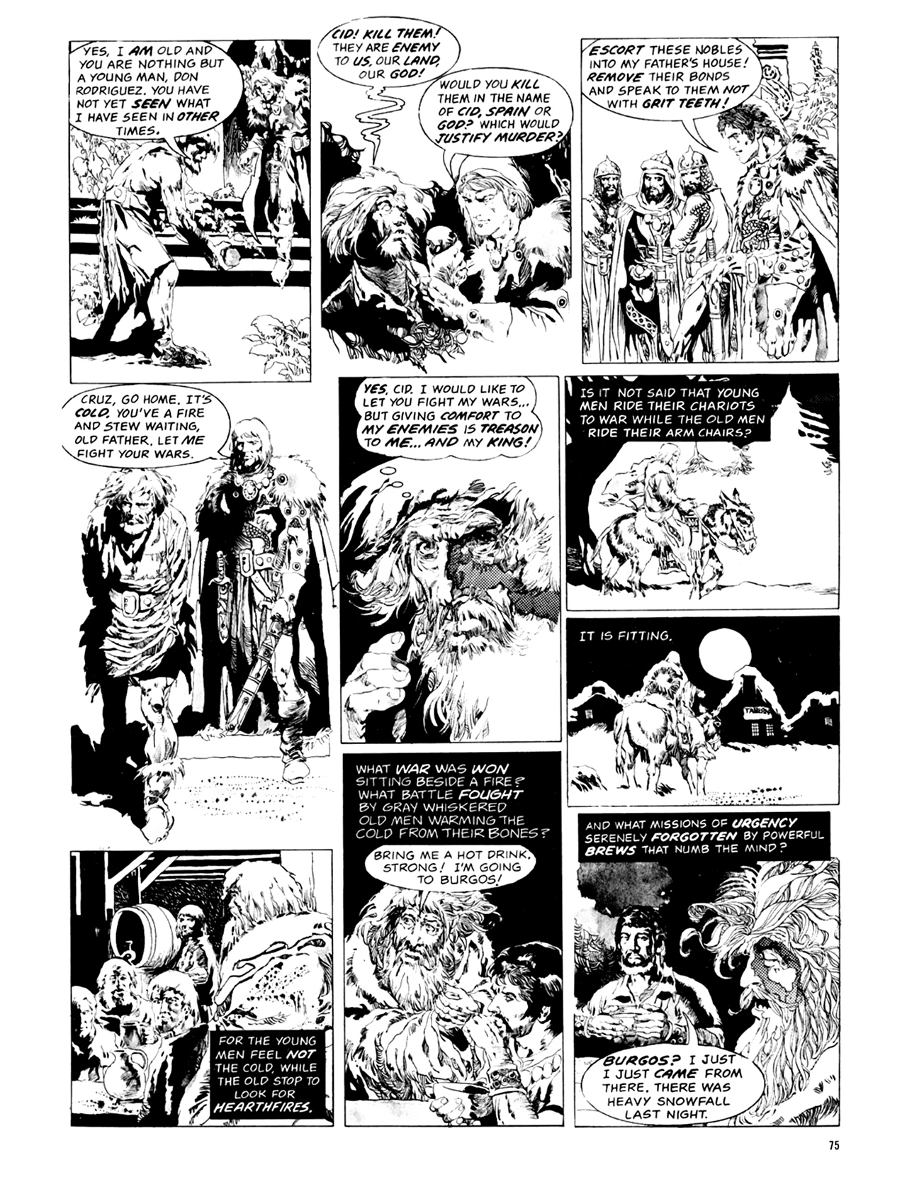 Read online Eerie Presents El Cid comic -  Issue # TPB - 75