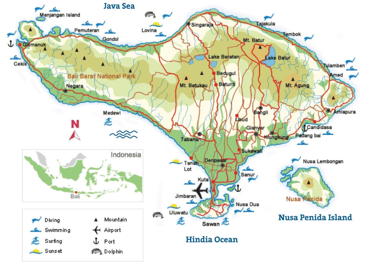 Bali Map 
