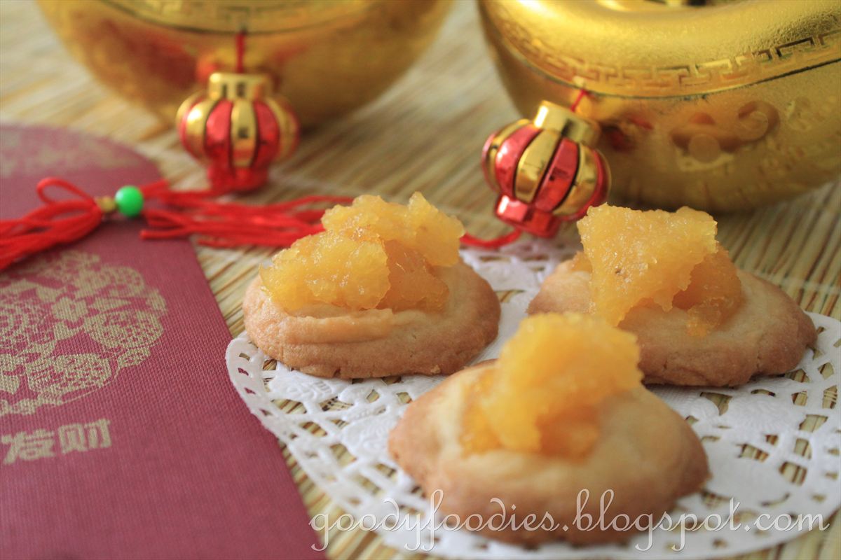chinese new year pineapple tart jam
