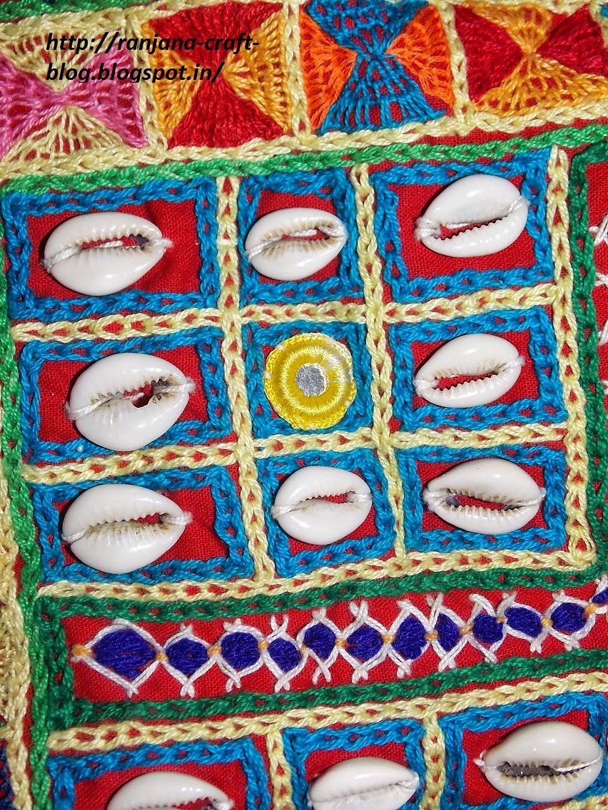 Banjara Embroidery unique combination of patchwork, mirror work with embroidery