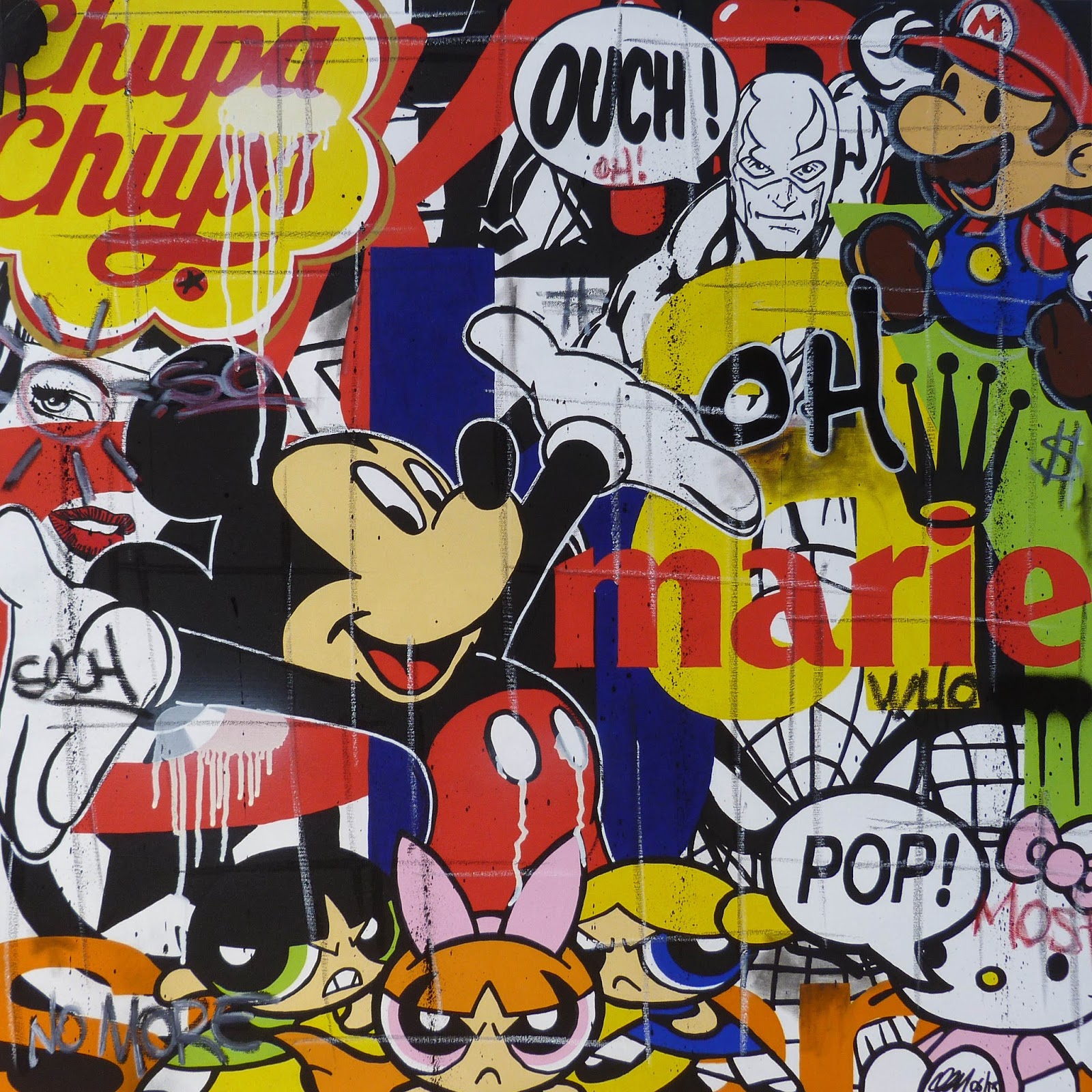 Popkulturelle Cartoon Im Streetart Style Von Jerome Clem Atomlabor Blog Dein Lifestyle Blog