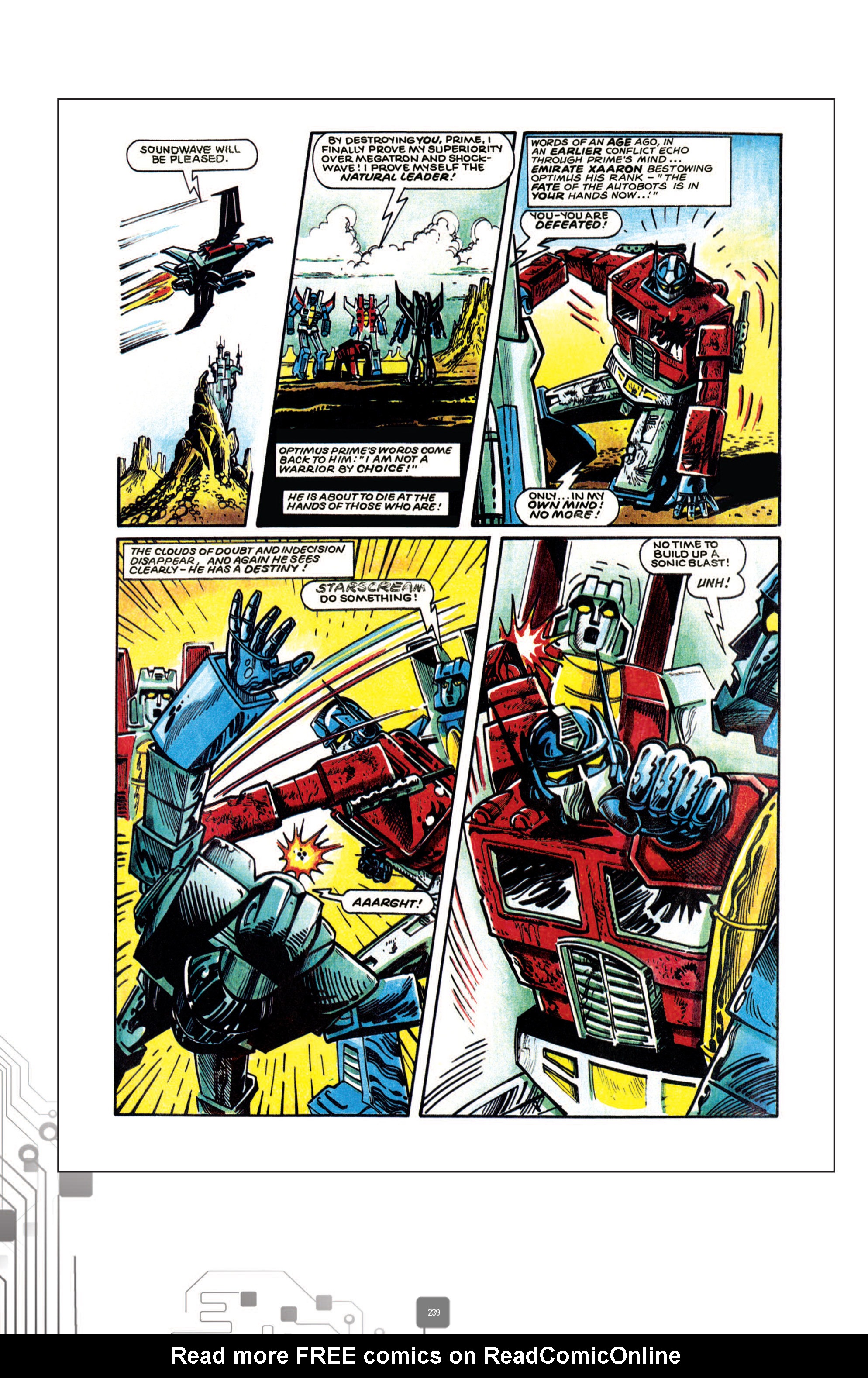 Read online The Transformers Classics UK comic -  Issue # TPB 1 - 240