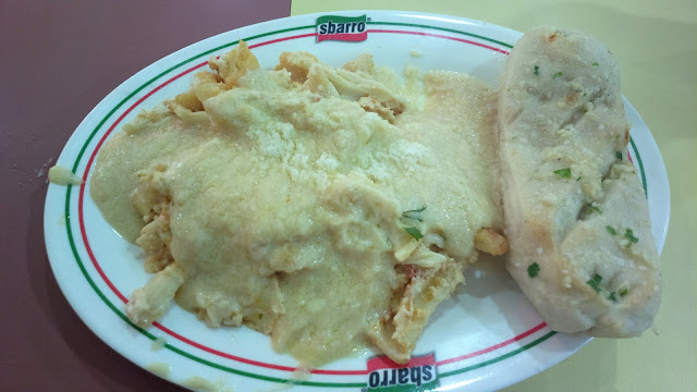 Meat Lasagna with Alfredo Sauce from Sbarro