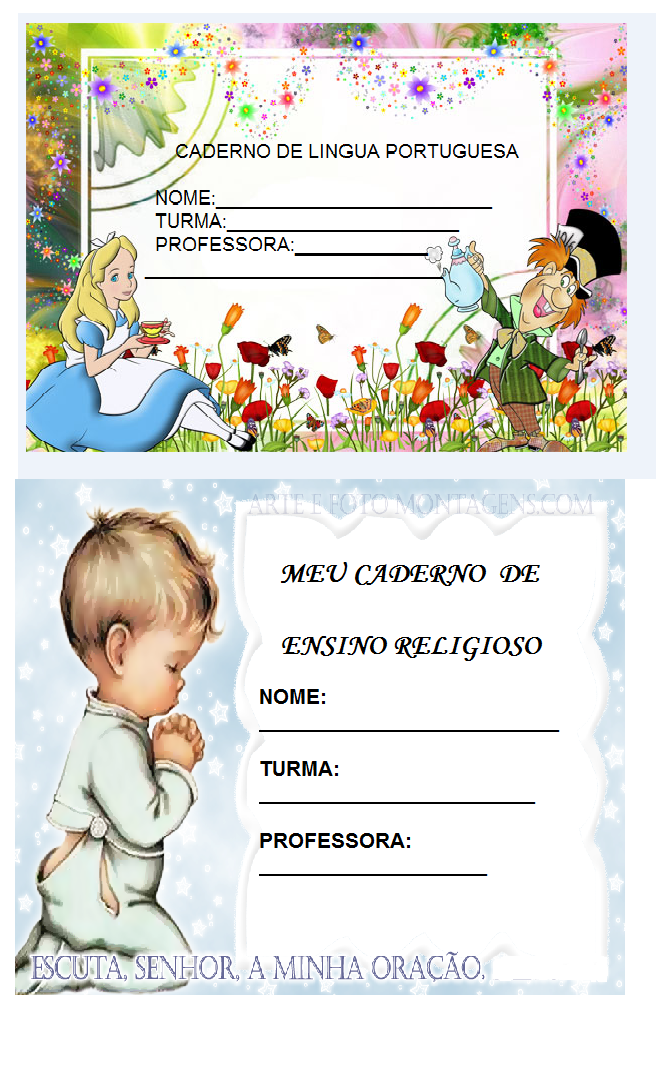 Coloridas cadernos capas turma escolares capinhas mônica criativa plano infantis alfabetização ideiacriativa Construindo-com-alegria: capa para cadernos