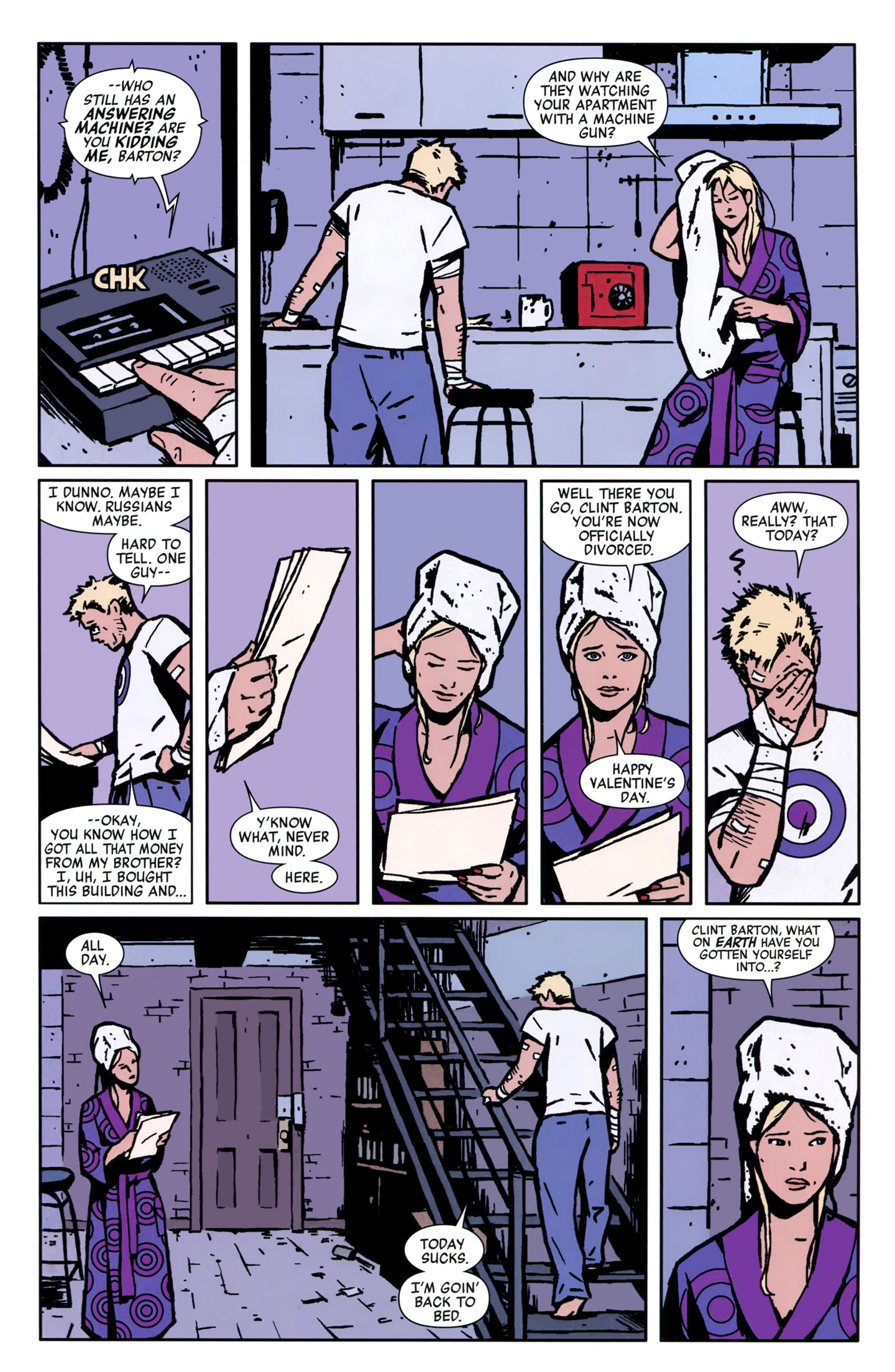 Read online Hawkeye (2012) comic -  Issue #9 - 12