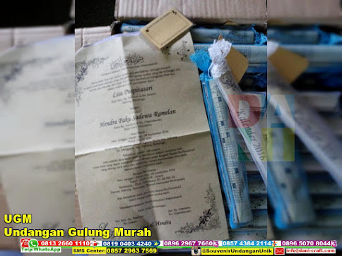 jual Undangan Gulung Murah
