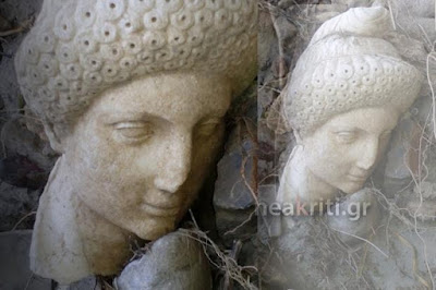 Η κακοκαιρία «ξέθαψε» αρχαιολογικό θησαυρό Η κακοκαιρία «ξέθαψε» αρχαιολογικό θησαυρό