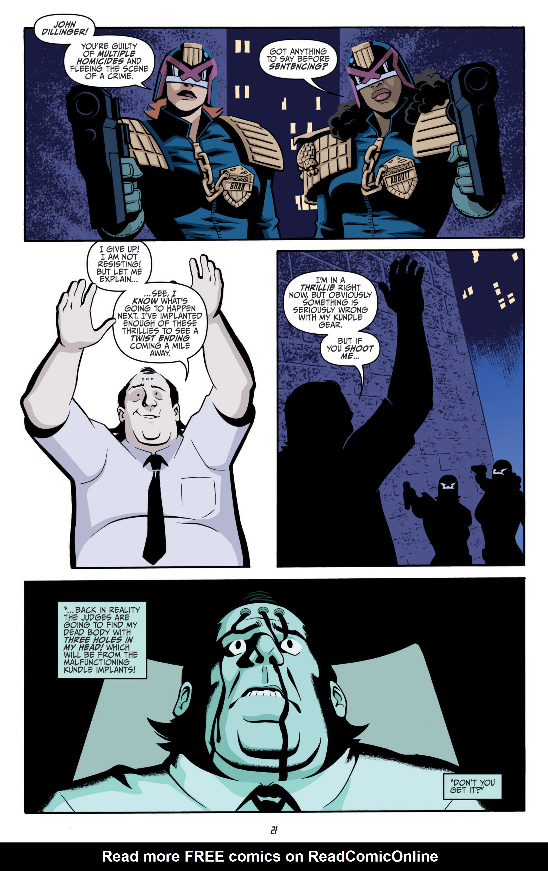 Read online Judge Dredd (2012) comic -  Issue #5 - 23
