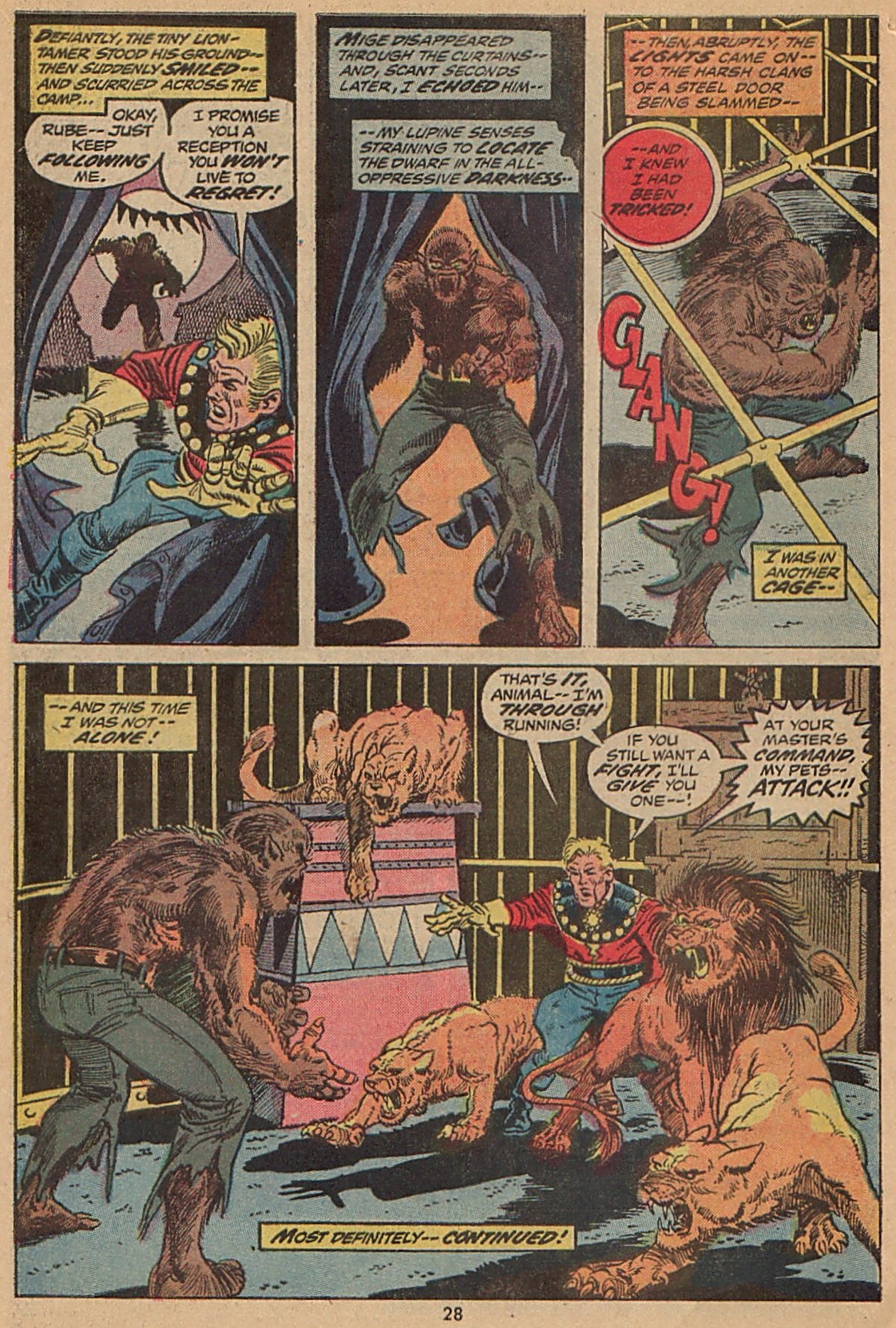 Read online Werewolf by Night (1972) comic -  Issue #6 - 21