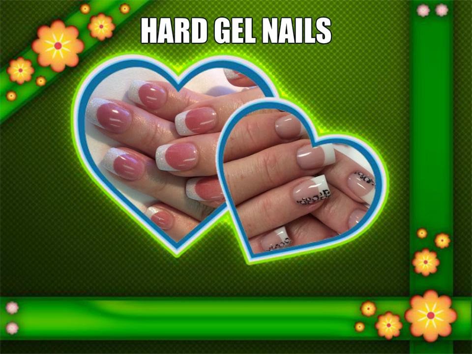 Hard Gel Nail Special 50 acrylics and Shellac paint Needy Nails
