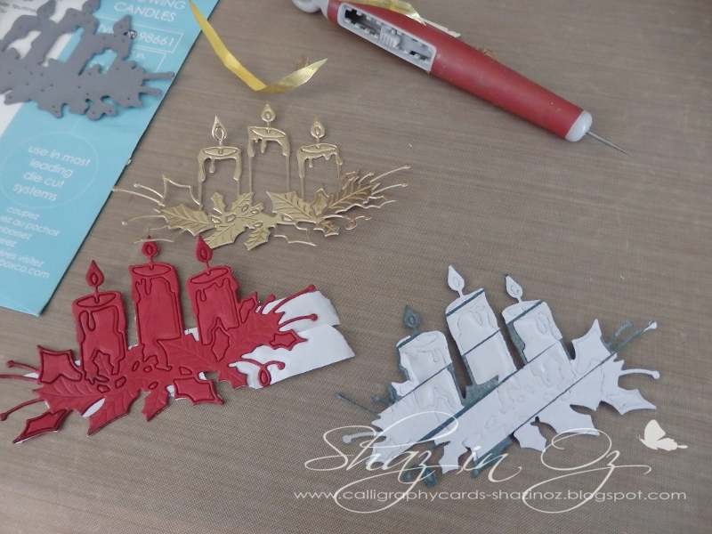 Bizzy Becs Store Blog Layering dies Memory Box Glowing Candles Die