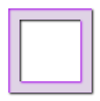 Moldura quadrada lilás - criação Blog PNG-Free Moldura quadrada lilás - criação Blog PNG-Free