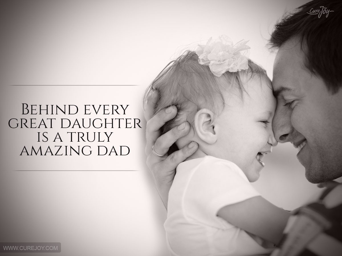 Daddy loves daughter