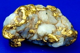 gold in quartz